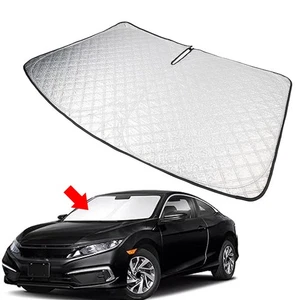 Auto Frontscheibe Windschutzscheibe Sonnenschutz für Honda Civic 2016-2021 - Picture 1 of 18