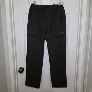 Pantalon cargo neige doublé polaire vert tissu vêtements de sport taille 6 - Photo 1/9