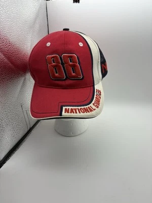 Gorra DALE WONHARDT JR #88 Logo de la Guardia Nacional en Rojo/Blanco/Azul - Ajustable Foto 1 de 4