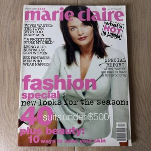 Marie Claire Australia March 1996 Vintage Magazine Helena Christensen Cover - Picture 1 of 6