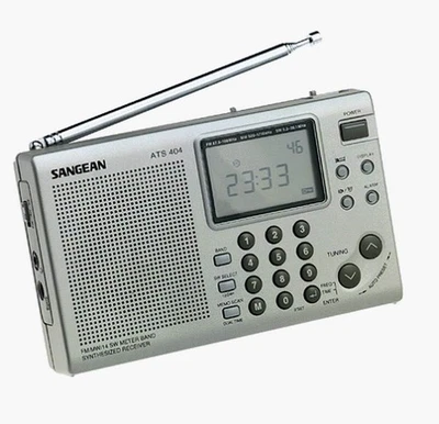 Sangean ATS-404 AM/FM Digital Shortwave World Band Receiver - Image 1 of 3