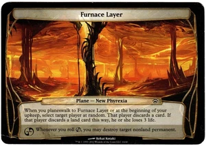 Magic the Gathering - Furnace Layer (Oversized) - Planechase 2012 - MP/D - Picture 1 of 2
