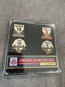 2007 Hall of Fame Inductees Commemorative Pin Set #469/2007. GWYNN & RIPKEN JR. - Picture 1 of 7