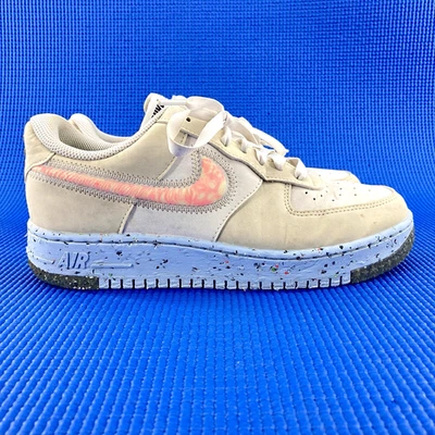 Nike Air Force One 1 Walking Shoes Women's Size 8 White Orange DH0927-100 - Image 1 of 4