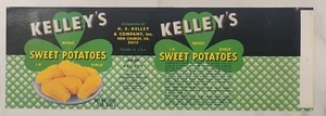 LABEL Kelly's Can Irish Theme New Church Virginia Sweet Potatoes - Picture 1 of 2