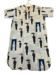 Vintage Coca Cola Shirt Nightgown Gown Tunic Umbrella Man Bottle Graphic 43” - Picture 1 of 24