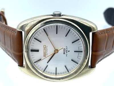 Vintage KING SEIKO Automatic Watch Hi-Beat Medallion CAP Gold Bezel 5621-7000 - Image 1 of 4