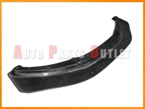 Carbon Fiber L Style Front Bumper Spoiler Lip For BMW E90 E92 E93 M3 08-13 Only - Picture 1 of 2