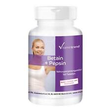 Betain-Hydrochlorid  + Enzym Pepsin - 180 Tabletten für 60 Tage | Vitamintrend