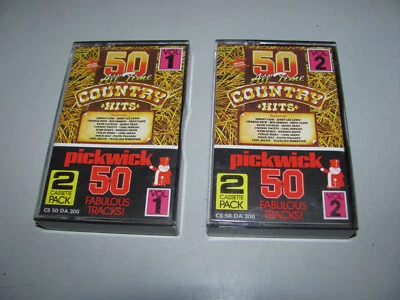 50 All Time Country Hits Vol 1 & 2 Cassette Tape As Shown  - Image 1 of 4