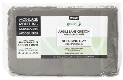 Pebeo Gedeo Arcilla De Modelado Secado Al Aire No Cocida 1.5kg, Gris Concreto - Imagen 1 de 4