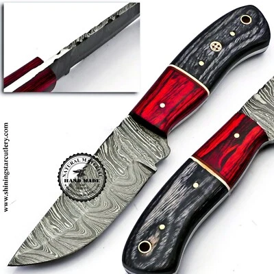 Custom  Hand Forged   Damascus Steel   Skinner Hunting Knife W/OSheath  DHK562 - Image 1 of 4
