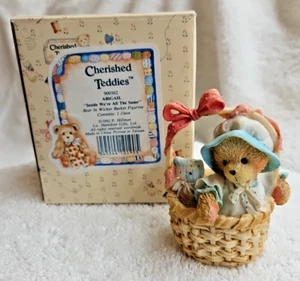 Cherished Teddies Abigail "Inside We're All The Same" Bear in Basket W/box - Picture 1 of 7