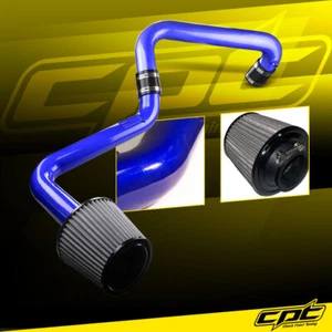 For 01-05 Honda Civic Automatic 1.7L Blue Cold Air Intake + Stainless Filter - Picture 1 of 1