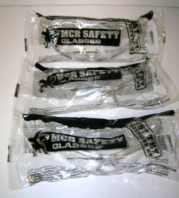 3 MCR прозрачные линзы безрамочные защитные очки противотуманный царапины устойчивый надежном вокруг - Изображение 1 из 4