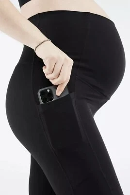 Fabletics Women's PureLuxe High-Waisted Maternity 7/8 Legging, size Small - Image 1 of 4
