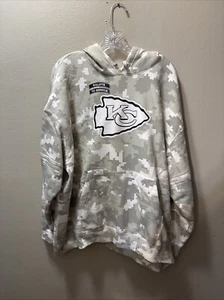 Size XL Kansas City Chiefs Nike 2024 Salute to Service Club Fleece Hoodie NFL - Picture 1 of 14