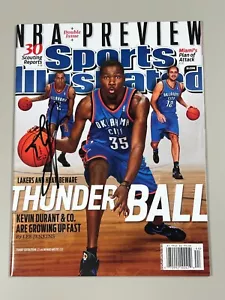 Thabo Sefolosha Signed Sports Illustrated COA Thunder Ball No Label Durant B - Picture 1 of 2