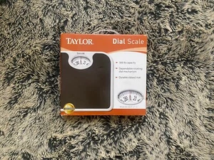 NEU IN BOX TAYLOR ANALOG 9,8” x 9,8” ZIFFERBLATTANZEIGE BADEZIMMERWAAGE - Bild 1 von 2