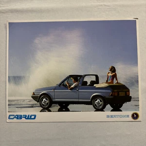 Brochure fiche de vente Bertone cabriolet cabriolet cabriolet mini affiche 1984 - Photo 1 sur 7