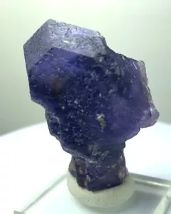 FLUORITE DEEP PURPLE CRYSTALS, ALL AROUND CRISTALLYZED from PERÚ...HUANZALA MINE - Picture 1 of 9
