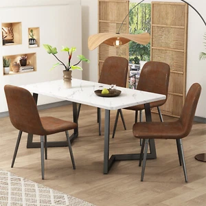 Esszimmergruppe Essgruppe 4 Stühle Sitzgruppe Esstisch Esszimmer Stuhl Tisch Set - Bild 1 von 10