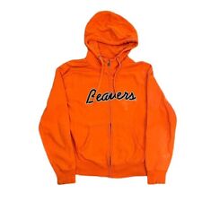 Y2k Oregon Beavers Orange Womens Hoodie NCAA College Football Size Large
