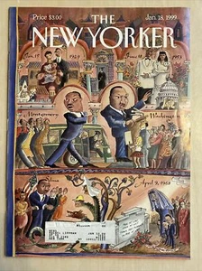 New Yorker Full Mag January 18 1999 Marthin Luther King Jr. by E. Sorel Like New - Foto 1 di 2