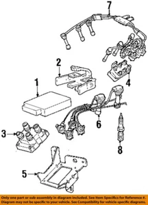 FORD OEM 01-02 Cougar Electrical Ignition System-Plug Wire Set 1U2Z12259AA - Picture 1 of 1