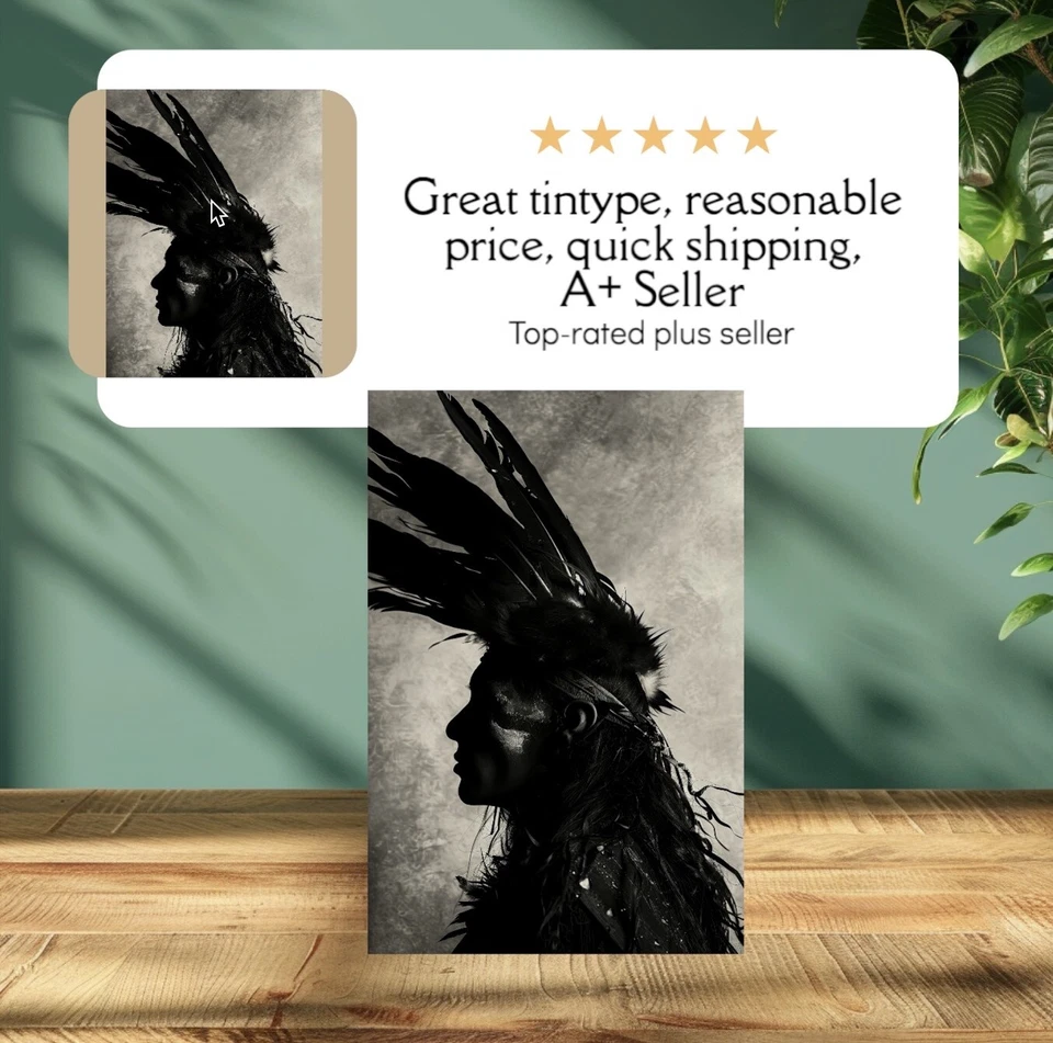 Индейский тонип ограниченный выпуск музейная серия C00371RP - Изображение 1 из 3