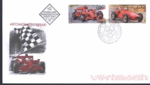 BULGARIA 2008 FERRARI F1 CAR CARS FDC - Picture 1 of 1