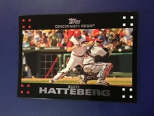2007 Topps # 222 SCOTT HATTEBERG Cincinnati Reds Oakland Athletics MONEY BALL ! 