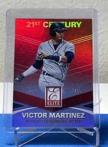 2015 Panini Elite 21st Century Red Victor Martinez 07/21 #64