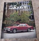 1980 Mercury Marquis And Grand Marquis 16-Page Car Sales Brochure Catalog Fc-28