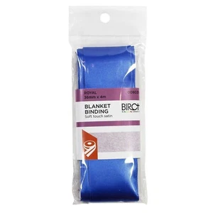 Birch Blanket Binding - Royal - 36mm X 4mt - Picture 1 of 1