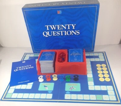 Twenty Questions The Classic Game of People, Places & Things by MB Vintage 1988 - Image 1 of 4