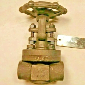 3/8" 800 LB Gate Valve, Vogt SW-12111, Forged Steel, Socket Weld, New - Picture 1 of 4
