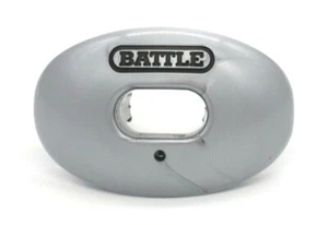Battle Sports Science Standard Silver Oxygen Lip Protector Mouthguard Rugby - Picture 1 of 4