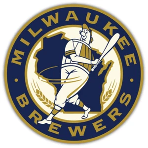 Calcomanía adhesiva para parachoques de coche de béisbol Milwaukee Brewers MLB "TALLAS" ID:1 - Imagen 1 de 1