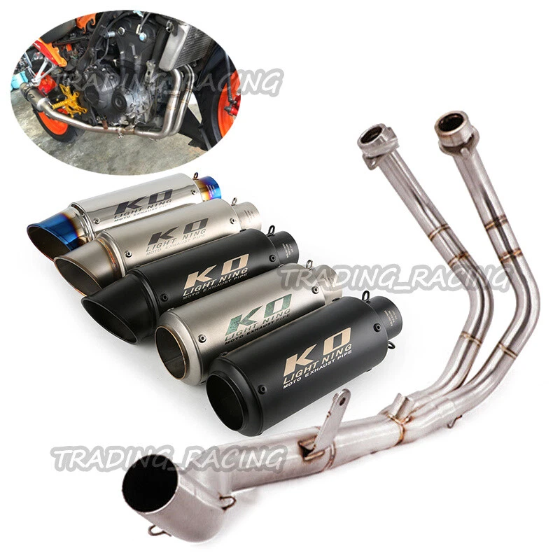 Sistema de escape completo tubo de cabezal + silenciador para Honda CBR500 CB500X CB500F 2013-19 Foto 1 de 4