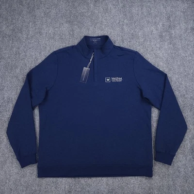 Holderness & Bourne Pullover Mens XL Blue Quarter 1/4 Zip Harper Performance - Image 1 of 4