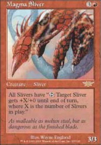 MTG Magma Sliver, Damaged, English Legions - Image 1 of 1