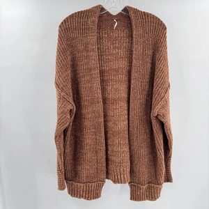 Free People High Hopes Strickjacke Gr. S braun Oversized  - Bild 1 von 8