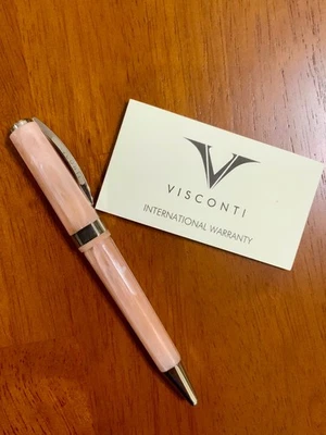 Auténtico bolígrafo Visconti Opera demo BP demo rosa - nuevo en caja  Foto 1 de 4