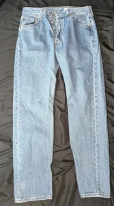 Vtg 80s Levi’s 501 XX Fly Button Red Tab Denim Jeans 33x32 USA Made - Picture 1 of 6