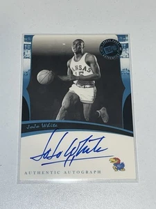 2006-07 Press Pass Legends Auto Jo Jo White (Blue Ink) Auto HOF Jojo Kansas KU - Picture 1 of 3