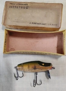 Vintage Holz Jitterbug von Fred Abrogast Akron Ohio Pat 2207425 3 Zoll gebraucht - Bild 1 von 6