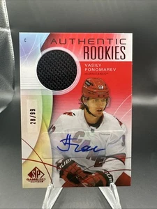 2024-25 SP Game Used Authentic Rookies Auto Patch VASILY PONOMAREV /99 - Picture 1 of 7