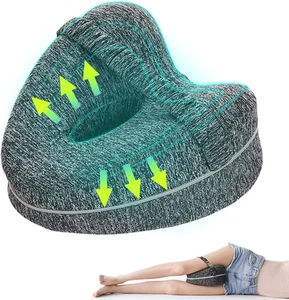 Memory Foam Leg & Knee Pillow – Pain Relief Cushion for Back, Hip, Sciatica - Picture 1 of 8
