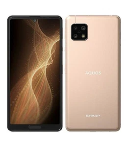 Sharp AQUOS Sense 5G SH-M17 64GB Gold Android Smartphone SIM FREE Used - Picture 1 of 6
